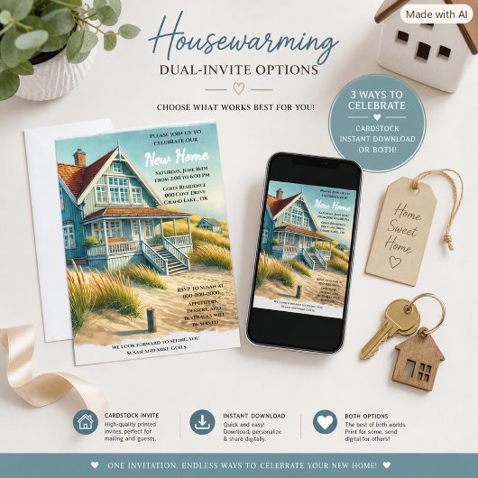 Open huis / Housewarming Party Uitnodiging