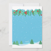 Open Huis in de Winter Kaart (Achterkant)