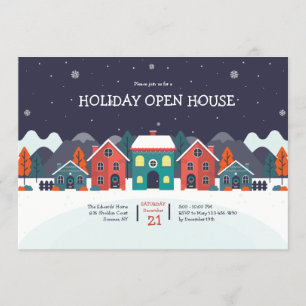 Open Huis Kerst Uitnodiging