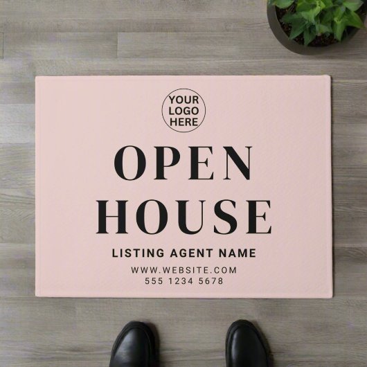 Open huis L Real Estate Blush Pink Welkom Deurmat