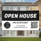 Open Huis L Zwart & Wit Vastgoed Spandoek