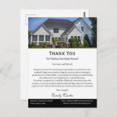 Open Huis Makelaar Bedankt Briefkaart (Voorkant / Achterkant)