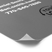 open huis | Marketing Poster onroerend goed (Hoek)