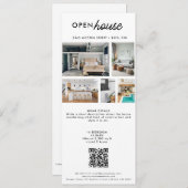 Open huis onroerend goed net vermeld fotokaart kaart (Voorkant / Achterkant)