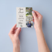 open huis | Reclamebrochure voor onroerend goed Flyer (Hand)
