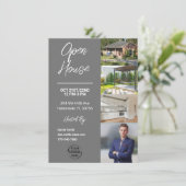 open huis | Reclamebrochure voor onroerend goed Kaart (Staand voorkant)