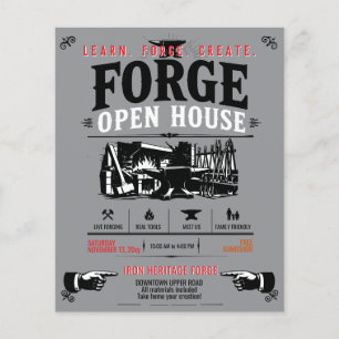 Open Huis Smederij Flyer