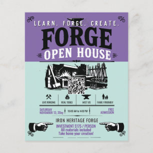 Open Huis Smederij Flyer