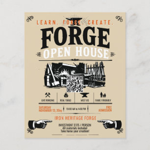 Open Huis Smederij Flyer
