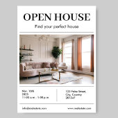 Open Huis te koop Makelaar Realtor Marketing Flyer