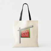 Open huis teken Canvas tas (Voorkant)