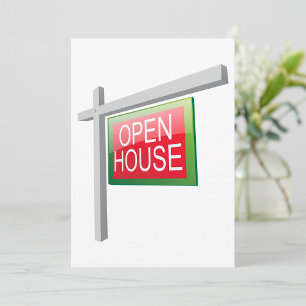 Open huis tekenen uitnodigingen