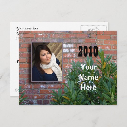 Open huis uitnodiging (Voorkant / Achterkant)