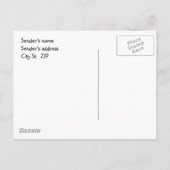 open huis uitnodiging briefkaart (Achterkant)