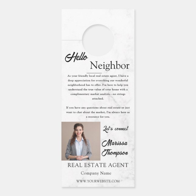 Open Huis Uitnodiging Vastgoed Farming Deur Hanger (Voorkant)
