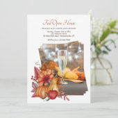 Open Huis uitnodiging voor herfst-impressiefoto's (Staand voorkant)