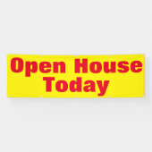 Open Huis vandaag Spandoek (Horizontaal)