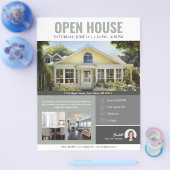 Open Huis Vastgoed Flyer (Enkel)