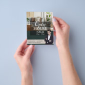 Open Huis Vastgoed Makelaar Flyer (Hand)