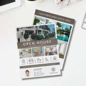 Open Huis Vastgoed Makelaar Flyer