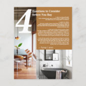 Open Huis Vastgoed Makelaar Flyer (Achterkant)