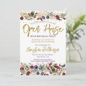 Open Huis verjaardagsfeestje Kaart (Staand voorkant)