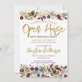Open Huis verjaardagsfeestje Kaart (Voorkant)