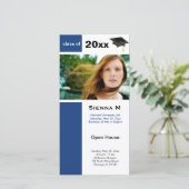 Open huis voor afgestudeerden (Blauw) (Staand voorkant)