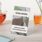Open Huis Zee Kustwoningen Realty Reclamebord Met Voetstuk (Insitu)