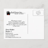 OPEN HUISbriefkaart Uitnodiging Briefkaart (Achterkant)