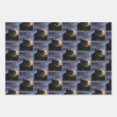 Open If You Dare. Big, black dog Inpakpapier Vel (Voorkant 3)