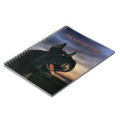 Open If You Dare. Big, black dog Notitieboek (Linkerzijde)