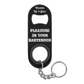 Open in flessen mini flessenopener (Achterkant)