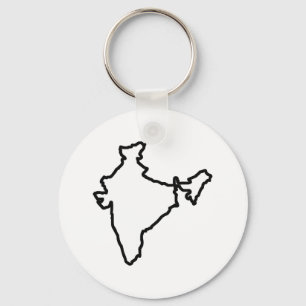 OPEN INDIA OUTLINE SLEUTELHANGER