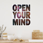 Open je geest poster (Keuken)
