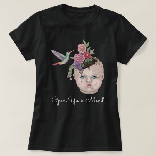 Open je geest t-shirt (Design voorkant)