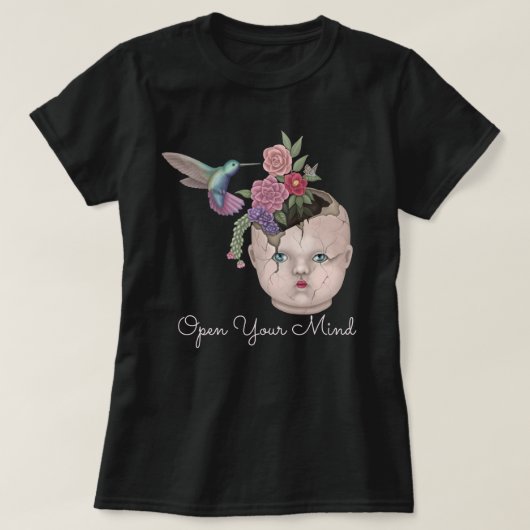 Open je geest t-shirt (Design voorkant)