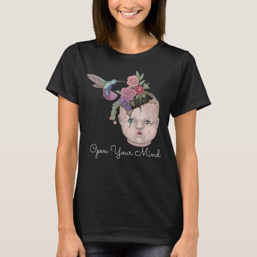 Open je geest t-shirt (Voorkant)