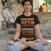 Open je geest t-shirt