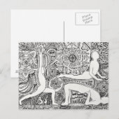 Open je hart briefkaart (Voorkant / Achterkant)