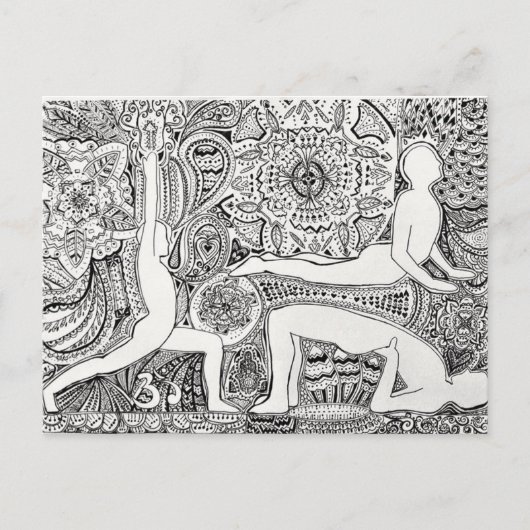 Open je hart briefkaart (Voorkant)