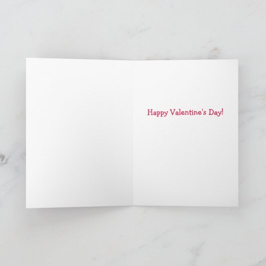 Open je hart wijd Valentijn Kaart (Binnen)