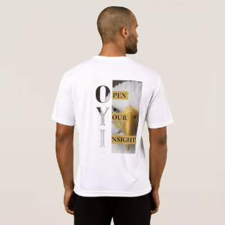 Open je Inzicht – Mannen Bold Minimalistisch T-shi T-shirt