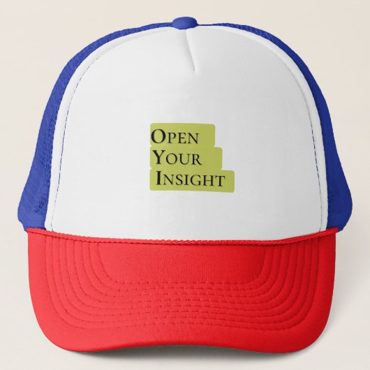 Open Je Inzicht Trucker Pet (Voorkant)