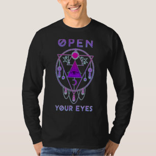 Open je ogen en zie het oogocculte magische mystie t-shirt