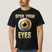 Open Je Ogen, Eyeball Design T-shirt (Voorkant)