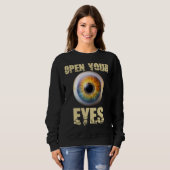 Open Je Ogen, Eyeball Design Trui (Voorkant volledig)