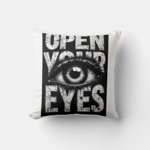 Open Je Ogen Streetwear Grunge Oog Kussen