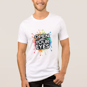 👁 OPEN JE OGEN – Zie Voorbij het Gewone Tri-Blend Shirt