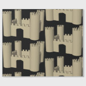 Open kasteel cadeaupapier (Vlak)